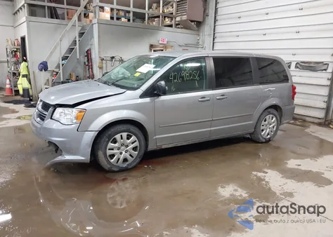 2016 Dodge Grand Caravan Se из США, поврежденный, VIN 2C4RDGBG7GR316820